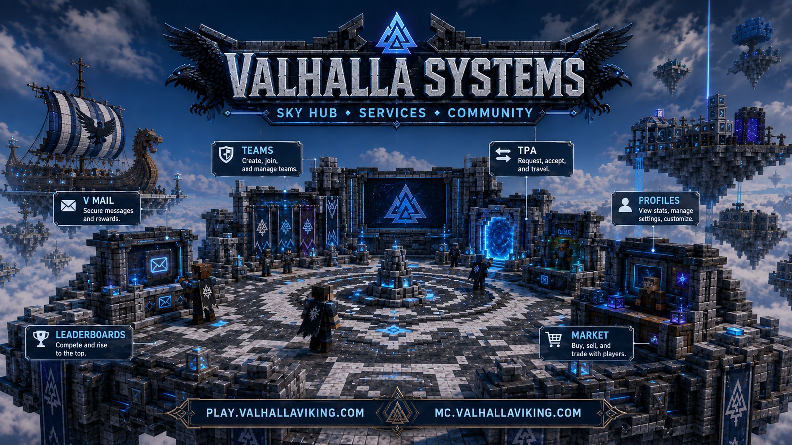 Valhalla MC server systems